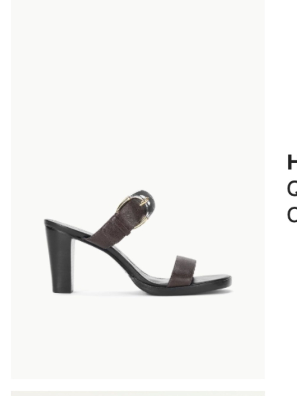 STAUD Harlow Espresso Heels EU 39/US 9 New Without Tags Shoes